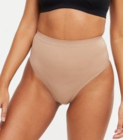 New Look Mink High Waist Seamless Smoothing Thong